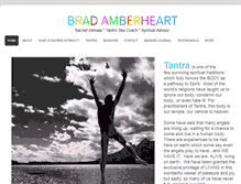 Tablet Screenshot of bradamberheart.com